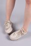 Lily Suede Skin g Paneled Sneakers Ten - 3