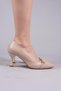 Lepel Stone Gold Buckle Stiletto Beige - 8