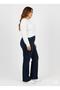 715-Plus Size Flared Stretch Denim Pants - 3