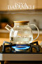 Heat Resistant 1000 ml Glass Teapot with Strainer for Herbal Teas, Borosilicate - 4