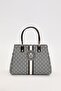 Monogram Patterned Handbag