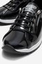 Soft Sole Rubber Laced Women's Shoes Black Patent Leather - 3