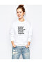Riverdale Characters Name Printed White Women's Knitted Sweatshirt Long Sleeve