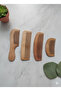 4-Piece Natural Wooden Comb Set - Antistatic Massage Effective Hair Comb & Beard Comb - 3