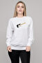 Stratocaster Howard Reed Black Guitar Music Printed White Women's Knitted Sweatshirt Long Sleeve