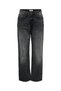 Women's Black Onlella Mw Straight Tai523 Dnm Jean 15334675-Washedbla