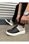Jy151 Boost Lace-Up Skin Suede Men's Casual Sneaker Shoes Csbt - Black/Grey - 3
