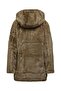 Hooded Brown Women's Plush Coat15304776 - 2