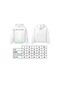 Hooded Inside Polar Strawberry Printed White Women's Hoodie Sweatshirt - 3
