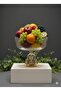Ultra Luxury Premium Crystal Gold Gondola Bowl Decorative Table & Living Room Accessory - 2
