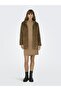 Hooded Brown Women's Plush Coat15304776 - 5