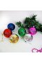 Christmas Serrated Ball Ornament 6cm 6Pcs Mix Colors - 3