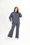 Plus Size Front Printed Suit