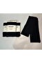 3-Piece Women's Black Thin Fleece Winter Work Thermal Leggings - Warm Thermal - 3