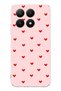 Xiaomi 15t Pro Compatible Red Tiny Hearts Printed Silicone Case