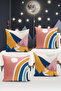 4-Piece Throw Pillow Cover Set Kids Baby Room Digital Printed