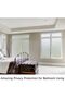 Frosted Window Film Static Cling Privacy UV Heat Control 40x100cm - 4