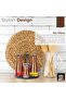 Premium Stainless Steel Spice Organizing Jars Set of 4 with Rotating Stand - 5