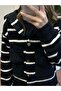 Premium Knitwear Cardigan Jacket - Black - 3
