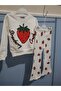 Girl's Suit with Strawberry Details - 4