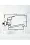 Eska Classic Bottom-Entry Pipe-Through Kitchen Sink Faucet Fountain Tap Guaranteed Rustproof - 5
