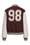 Women’s Red Jxessi College Bomber Jacket Otw Ln 12285786-Cabernet - 5