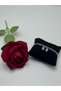 Non-Fading Rose with Steel Letter Clover Detail Bracelet New Year Gift - 3