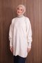 Women's Crew Neck Diamond Pattern Soft Knitwear Tunic 3127 - 2