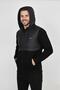 Men's Quilted Patterned 3 Thread K Hooded Sweatshirt Bgl-St04865 - 2