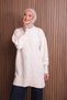 Women's Crew Neck Diamond Pattern Soft Knitwear Tunic 3127 - 5