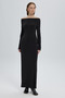 Rochie lungă neagră Valeria - 6