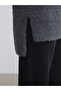 Lcw Modest Anthracite Crew Neck Women's Knitwear Tunic - 3