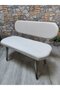 First New Model Bomb Fabric Bench Cover in Turkey Kitchen Restaurant Cafe Pouf Bench Cover - 3