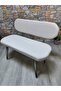 First New Model Bomb Fabric Bench Cover in Turkey Kitchen Restaurant Cafe Pouf Bench Cover - 4