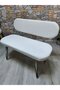 First New Model Bomb Fabric Bench Cover in Turkey Kitchen Restaurant Cafe Pouf Bench Cover - 2