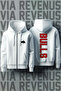 Bulls Front and Back Printed Unisex Zippered Hooded Sweatshirt Cardigan