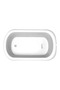 Flexible Bathtub Lucca - Grey/White - 2
