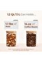 Airtight Glass Storage Canisters with Bamboo Lids, 37oz, Clear, Set of 4 - 3