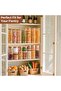 950 ml Storage Jars with Lid, Set of 6, Airtight Glass Jars with Bamboo Lids - 6