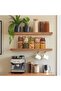 950 ml Storage Jars with Lid, Set of 6, Airtight Glass Jars with Bamboo Lids - 5