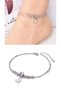 Stainless Steel Anklet Set of 2 Gold and Silver Color Length: 20+5 cm - 5