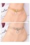 Stainless Steel Anklet Set of 2 Gold and Silver Color Length: 20+5 cm - 2