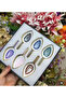 Muba Concept Porcelain Goose Foot Pattern 6-Piece Turkish Delight Holder - 2