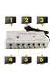 Cable TV amplifier, 6-output splitter