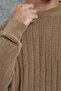Men's Knitwear 251 Cyclone Neck Knitwear Beige Oversize Knitwear Fabric - 2