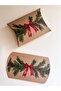 New Year's Kokina Patterned Pillow Box 3 Pieces 11X12 cm Jewelry Box, Gift Box - 2
