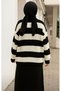 Casual Balloon Sleeve Crew Neck Knitwear Women's Sweater - 3