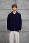Men's Knitwear Dpp Knitted Cardigan Navy Blue Oversize Knitwear Fabric