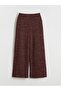 Lcw Vision Brown Women's Elastic Waist Pants - 5