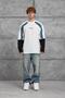 Erkek Sweatshirt LIFE ON THE STREET Beyaz Oversize - 5